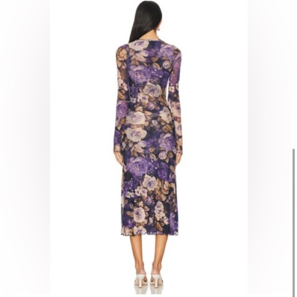 Free People Purple and Pink Midi Dress NWOT - Picture 3 of 6